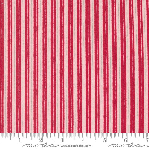 My Summer House Summer Stripe 3047 Rose - Moda Fabrics - Stripes Striped - Quilting Cotton Fabric