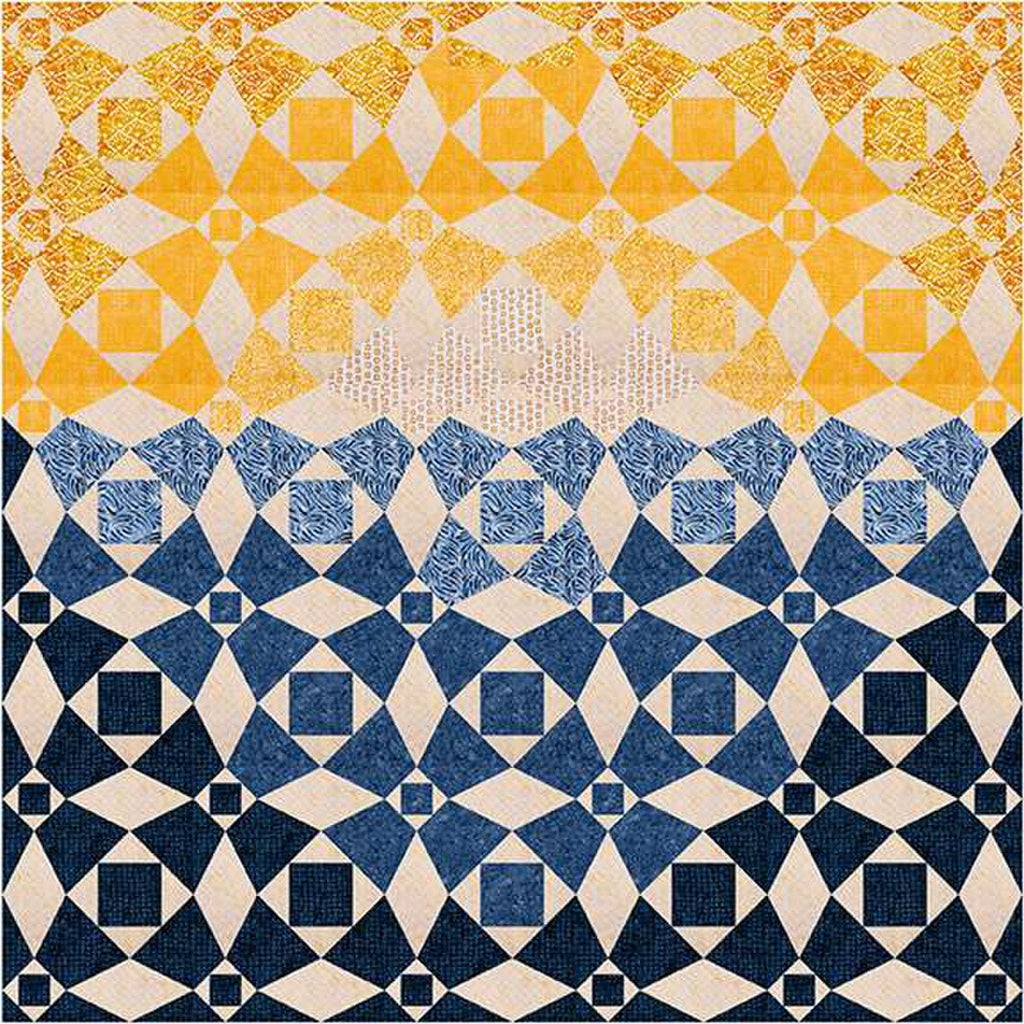 SALE Sunset at Sea Quilt PATTERN P199 by Ashley Hough - Riley Blake Designs - INSTRUCTIONS Only - Piecing 15 Pages