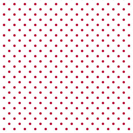 SALE Dots and Stripes and More Mini Dot 28891 ZR Red on White - QT Fabrics - Polka Dots Dotted - Quilting Cotton Fabric