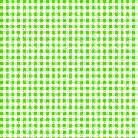 CLEARANCE Dots and Stripes and More Brights PRINTED Mini Gingham 28895 G Green White - QT Fabrics - Checks - Quilting Cotton Fabric