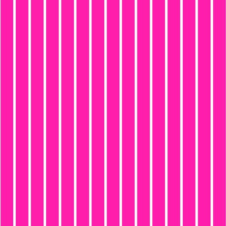 SALE Dots and Stripes and More Brights Spaced Stripe 28897 P Pink White - QT Fabrics - Stripes Striped - Quilting Cotton Fabric