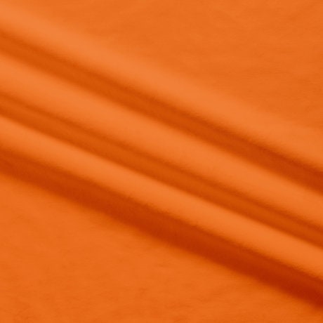 SALE Silky MINKY Solid 60" Wide Width 7580 Orange - QT Fabrics - Low Stretch Low Fluff - 100% Polyester