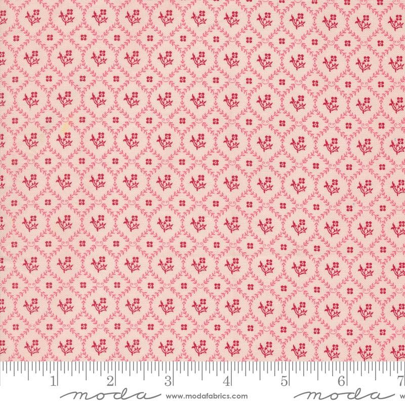 SALE My Summer House Trellis Blooms 3042 Blush - Moda Fabrics - Floral Flowers - Quilting Cotton Fabric