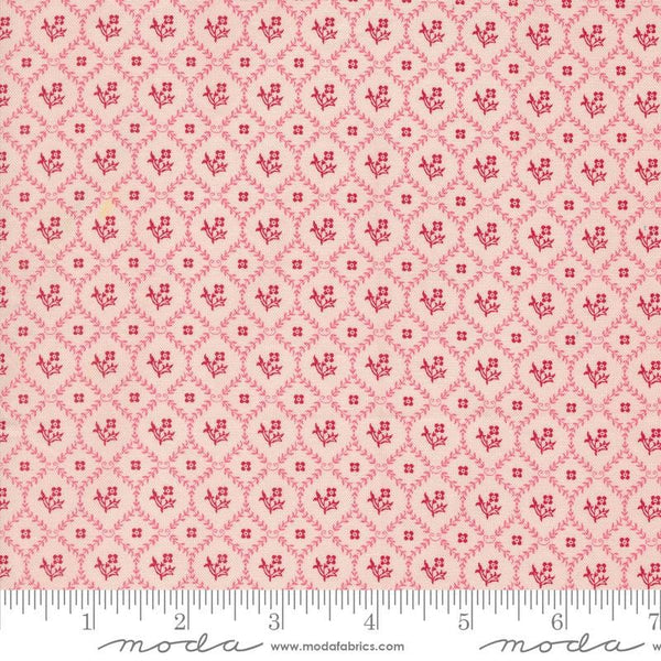 SALE My Summer House Trellis Blooms 3042 Blush - Moda Fabrics - Floral Flowers - Quilting Cotton Fabric