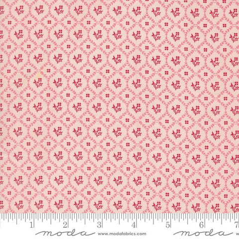 My Summer House Trellis Blooms 3042 Blush - Moda Fabrics - Floral Flowers - Quilting Cotton Fabric
