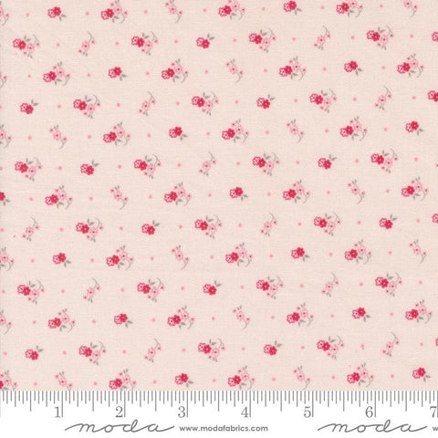 My Summer House Meadowsweet Ditsy 3045 Blush - Moda Fabrics - Floral Flowers - Quilting Cotton Fabric