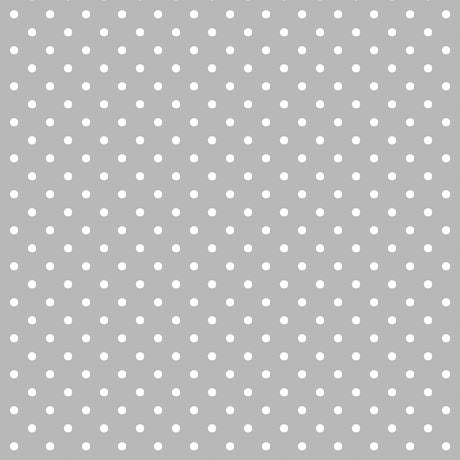Dots and Stripes and More Mini Dot 28891 K Gray - QT Fabrics - Polka Dots Dotted - Quilting Cotton Fabric