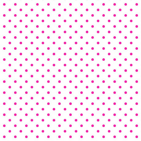 SALE Dots and Stripes and More Brights Mini Dot 28891 ZP Pink on White - QT Fabrics - Polka Dots Dotted - Quilting Cotton Fabric
