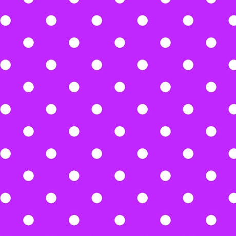 SALE Dots and Stripes and More Brights Small Dot 28892 V Purple - QT Fabrics - Polka Dots Dotted - Quilting Cotton Fabric