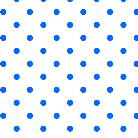 CLEARANCE Dots and Stripes and More Brights Small Dot 28892 ZB Blue on White - QT Fabrics - Polka Dots Dotted - Quilting Cotton Fabric