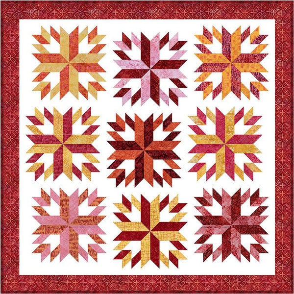 SALE True North Quilt PATTERN P125 by Melissa Corry - Riley Blake - INSTRUCTIONS Only - Piecing Fat Eighth/Quarter Friendly - 6 Sizes