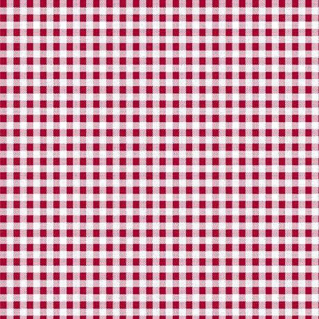 SALE Dots and Stripes and More PRINTED Mini Gingham 28895 R Red White - QT Fabrics - Check Checks Checkered - Quilting Cotton Fabric