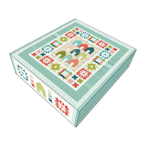 SALE To Each Their Home Boxed Quilt Kit KT-14550 - Riley Blake Designs - Box Pattern Fabric - Feed My Soul - Quilting Cotton