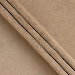 SALE Silky MINKY Solid 60" Wide Width 7580 Taupe - QT Fabrics - Low Stretch Low Fluff - 100% Polyester