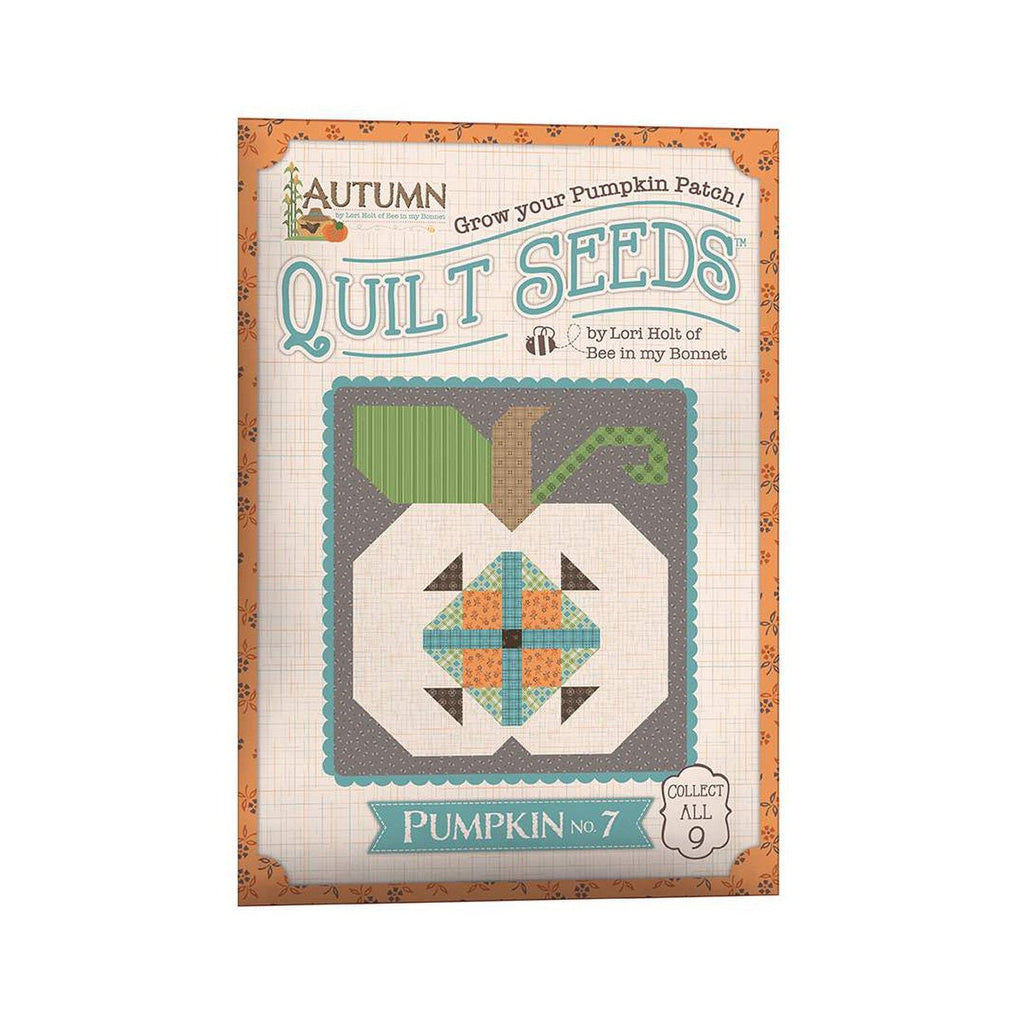 SALE Autumn Quilt Seeds PATTERN ST-35016 No. 7 by Lori Holt - Riley Blake - Instructions Only - Paper Pattern Included - Piecing Pumpkin