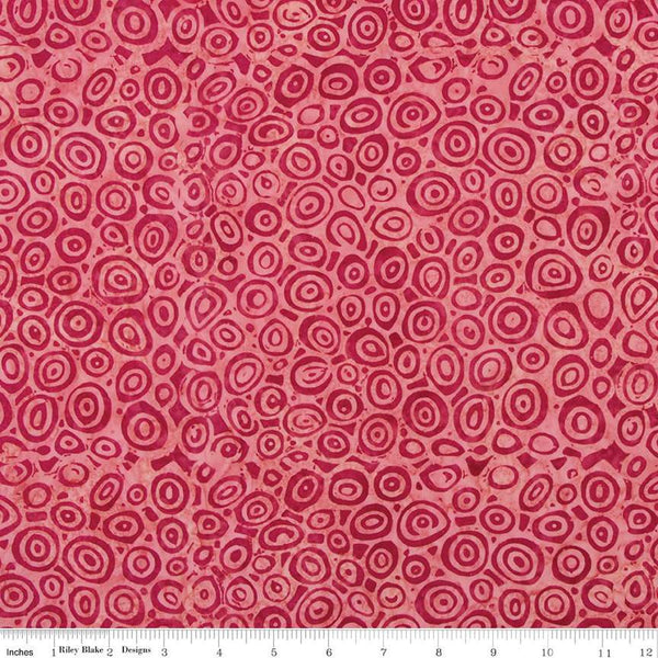 SALE Batiks Expressions That Summer Feelin' BTHH1195 Rosette - Riley Blake Designs - Hand-Dyed Tjaps Print - Quilting Cotton