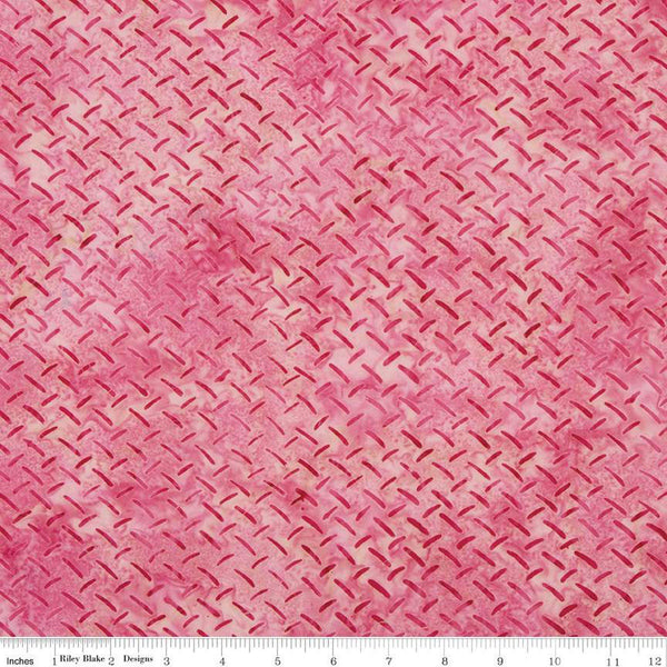 SALE Batiks Expressions That Summer Feelin' BTHH1194 Watermelon - Riley Blake Designs - Hand-Dyed Tjaps Print - Quilting Cotton