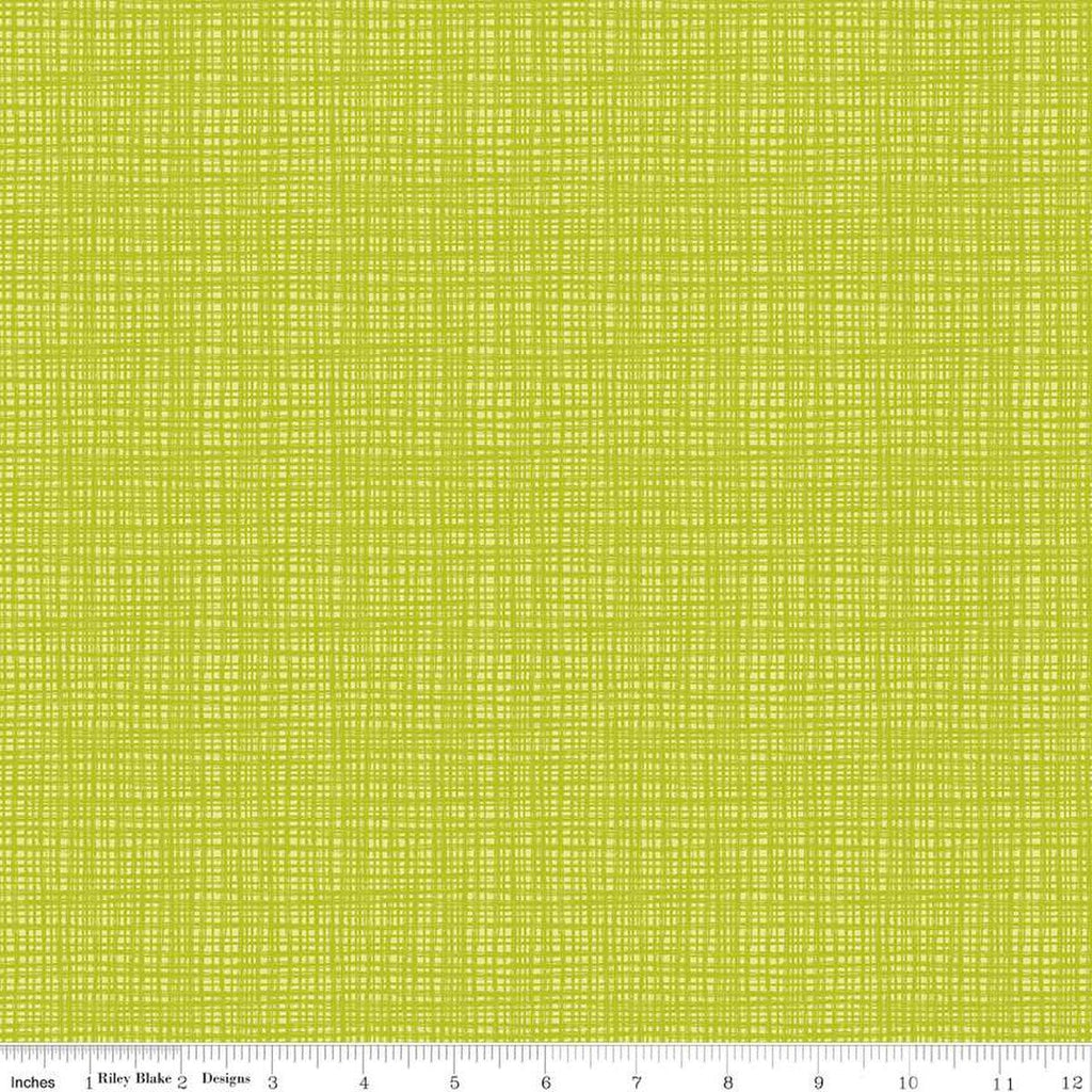17" End of Bolt - SALE Texture C610 Green by Riley Blake Designs - Sketched Tone-on-Tone Irregular Grid - Quilting Cotton Fabric