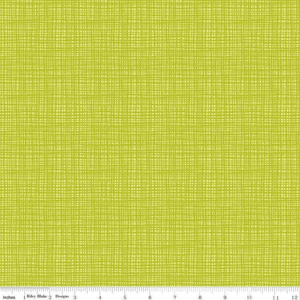 17" End of Bolt - SALE Texture C610 Green by Riley Blake Designs - Sketched Tone-on-Tone Irregular Grid - Quilting Cotton Fabric