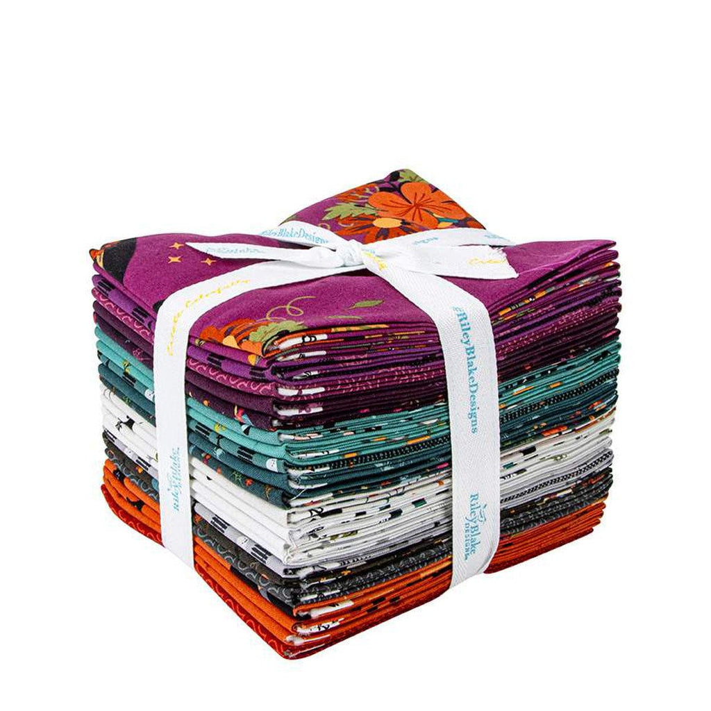 Little Witch Fat Quarter Bundle 22 pieces - Riley Blake Designs - Pre cut Precut - Halloween - Quilting Cotton Fabric