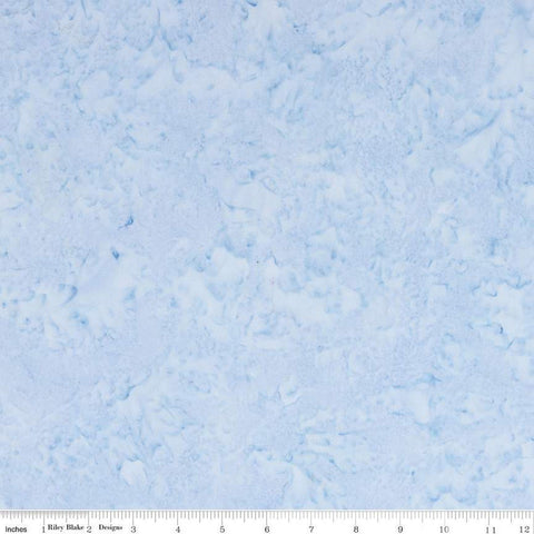 SALE Batiks Expressions Hand-Dyes BTHH171 Pale Blue 1 - Riley Blake Designs - Hand-Dyed Print - Quilting Cotton Fabric