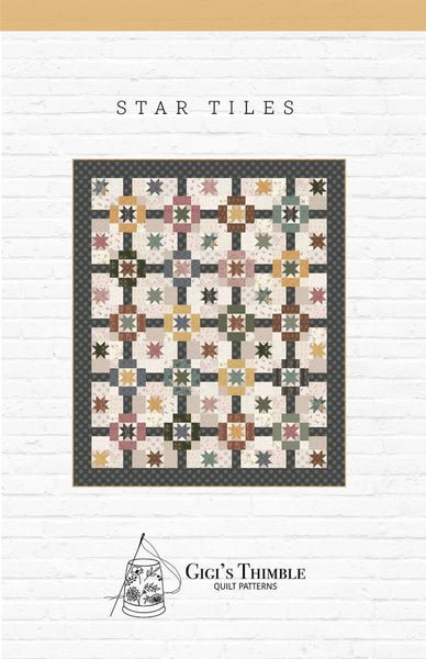 SUPER DEAL! Star Tiles Quilt PATTERN P042 - Riley Blake Designs - INSTRUCTIONs Only - Piecing - Multiple Sizes