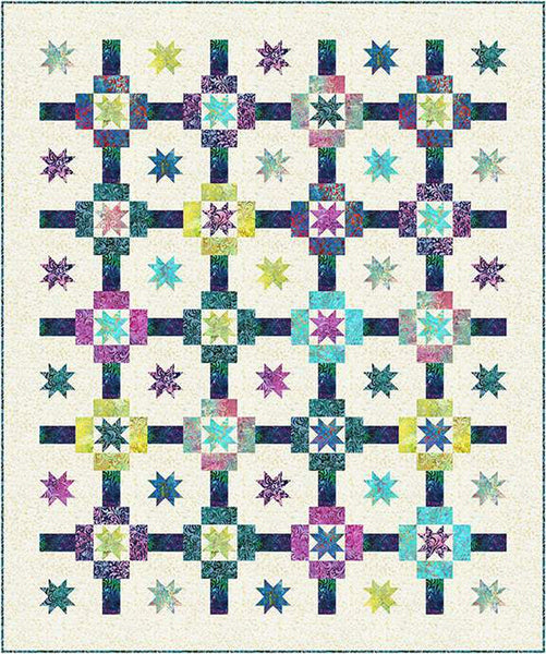 SUPER DEAL! Star Tiles Quilt PATTERN P042 - Riley Blake Designs - INSTRUCTIONs Only - Piecing - Multiple Sizes