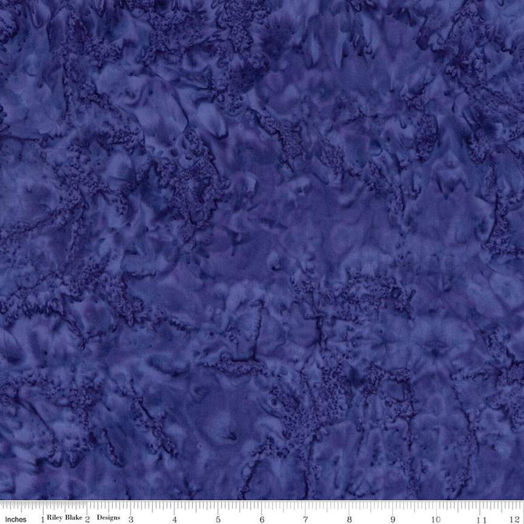 CLEARANCE Batiks Expressions Hand-Dyes BTHH107 Purple 1 - Riley Blake Designs - Hand-Dyed Print - Quilting Cotton Fabric