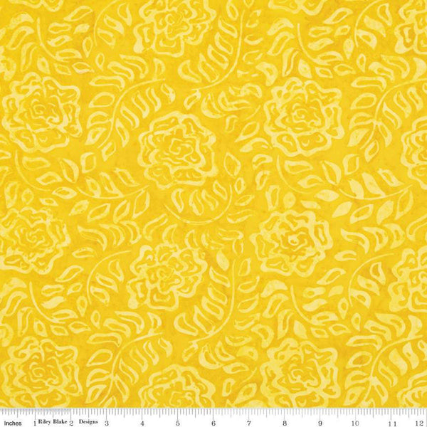 SALE Batiks Expressions That Summer Feelin' BTHH1209 Tuscany - Riley Blake Designs - Hand-Dyed Tjaps Print - Quilting Cotton
