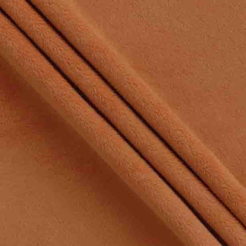 SALE Silky MINKY Solid Extra Wide Width 90" 7581 Rust - QT Fabrics - Low Stretch Low Fluff - 100% Polyester