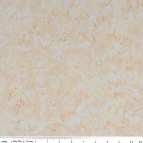 3 Yard Cut - SALE Batiks Expressions WIDE BACK BTWB126 Pale Peach - 3-Yard Bundle - Riley Blake - 107/108" Wide  - Quilting Cotton Fabric