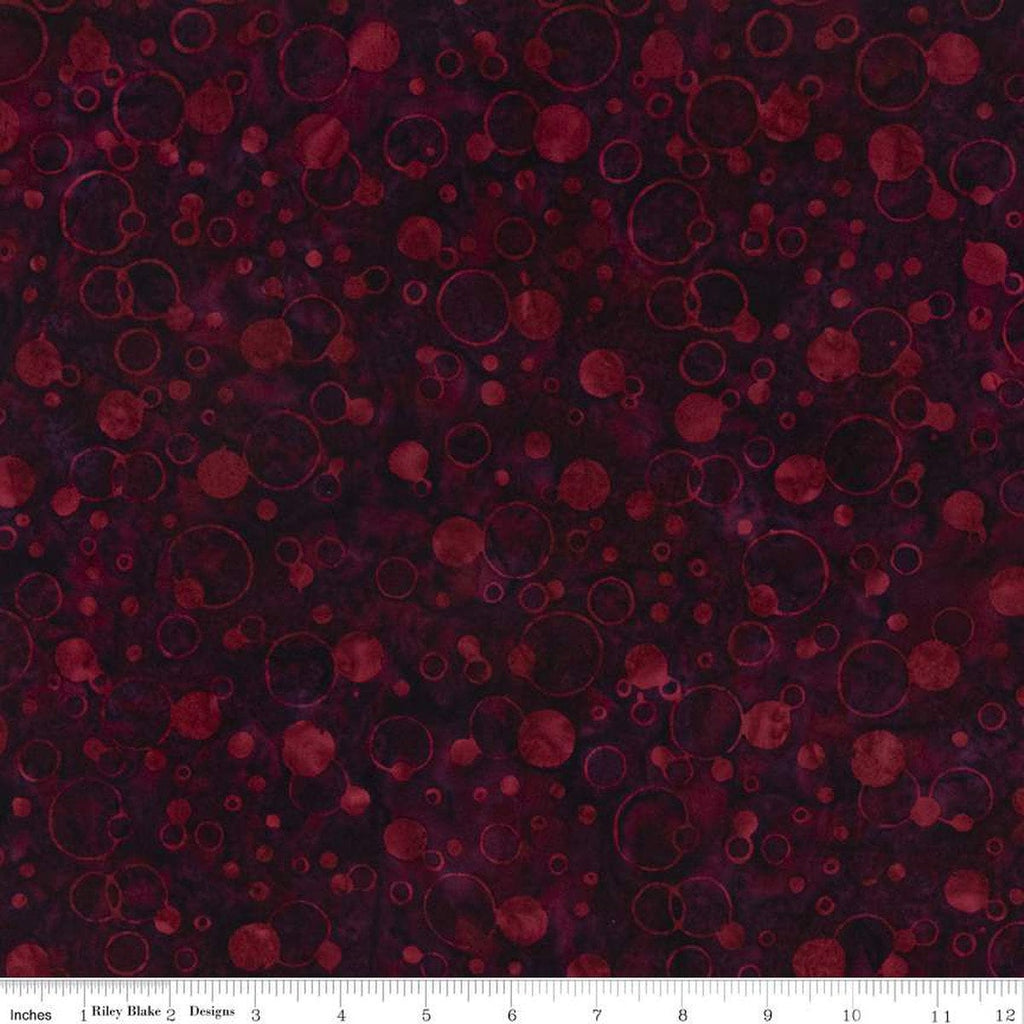 CLEARANCE Batiks Expressions Elementals BTHH566 Jam - Riley Blake Designs - Hand-Dyed Tjap Print - Quilting Cotton Fabric