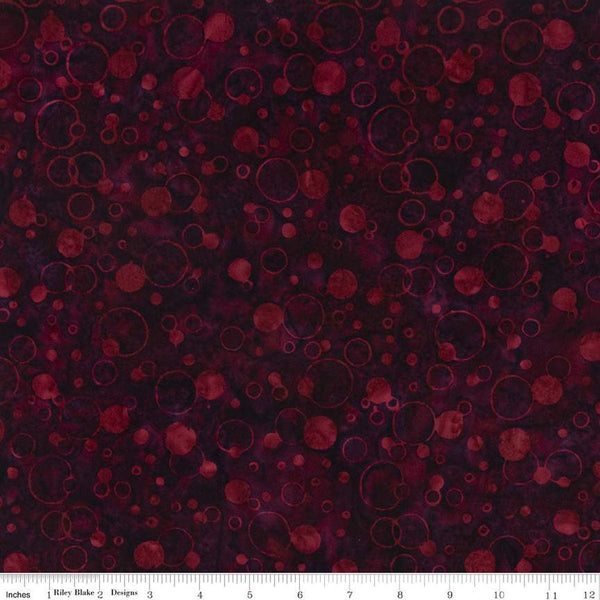 CLEARANCE Batiks Expressions Elementals BTHH566 Jam - Riley Blake Designs - Hand-Dyed Tjap Print - Quilting Cotton Fabric