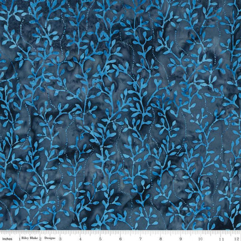 SALE Batiks Expressions Elementals BTHH541 Nautical - Riley Blake Designs - Hand-Dyed Tjap Print - Quilting Cotton Fabric