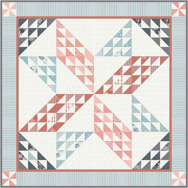 SALE Sugarhouse Star Quilt PATTERN P123 by Amy Smart - Riley Blake Designs - INSTRUCTIONS Only - Piecing - 10" Stacker Friendly
