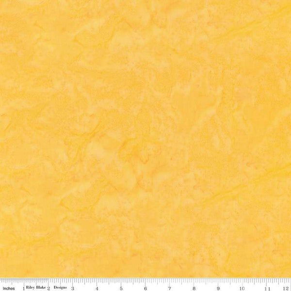 SALE Batiks Expressions Hand-Dyes BT21000-253 Dandelion - Riley Blake Designs - Hand-Dyed Print - Quilting Cotton