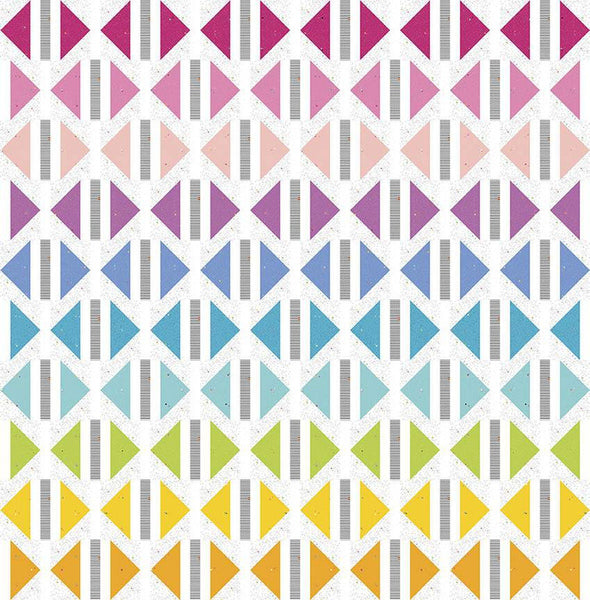 SALE Vivid Quilt PATTERN N093 by Sue Daley Designs - Riley Blake - INSTRUCTIONS Only - Piecing Beginner Friendly
