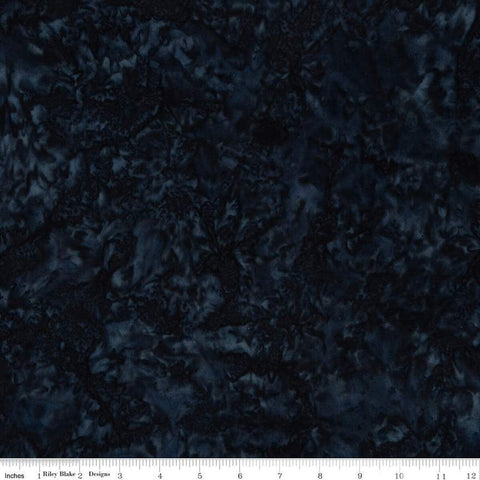 SALE Batiks Expressions Hand-Dyes BTHH183 Deep Blue - Riley Blake Designs - Hand-Dyed Print - Quilting Cotton Fabric