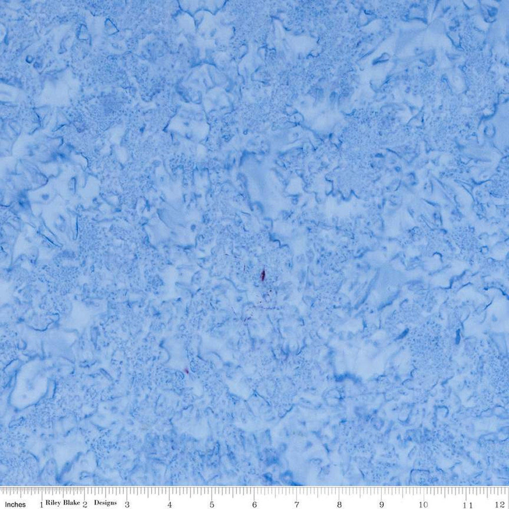 Batiks Expressions Hand-Dyes BTHH173 Light Blue - Riley Blake Designs - Hand-Dyed Print - Quilting Cotton Fabric