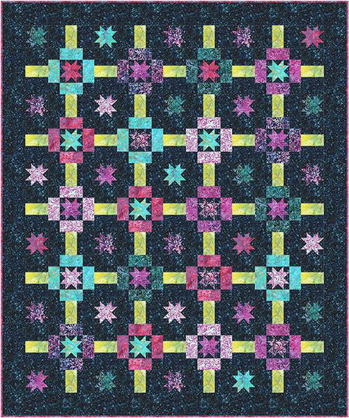 SUPER DEAL! Star Tiles Quilt PATTERN P042 - Riley Blake Designs - INSTRUCTIONs Only - Piecing - Multiple Sizes