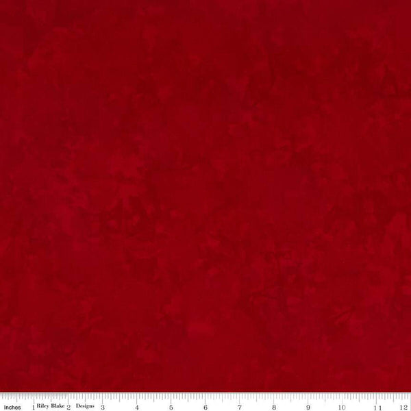 SALE Batiks Expressions Hand-Dyes BTHH120 Red 1 - Riley Blake Designs - Hand-Dyed Print - Quilting Cotton Fabric
