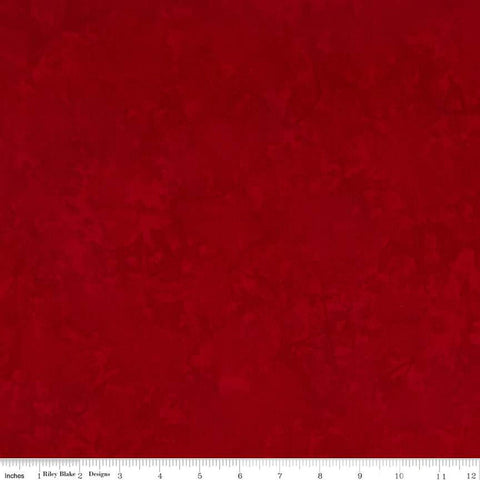 SALE Batiks Expressions Hand-Dyes BTHH120 Red 1 - Riley Blake Designs - Hand-Dyed Print - Quilting Cotton Fabric