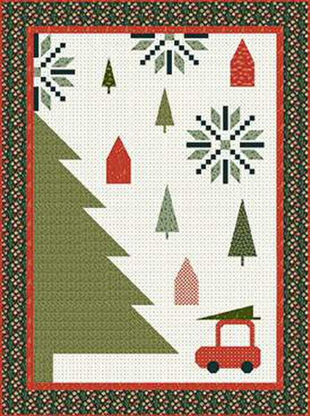 SALE Tree Shopp'n Quilt PATTERN P157 by Sandy Gervais - Riley Blake Designs - INSTRUCTIONS Only