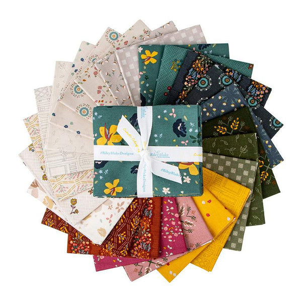 SALE Feels Like Home Fat Quarter Bundle 24 pieces - Riley Blake Designs - Pre cut Precut - Quilting Cotton Fabric