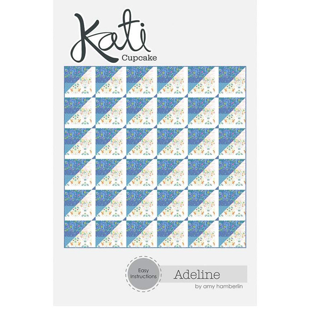 SALE Adeline Quilt PATTERN P055 by Kati Cupcake - Riley Blake Designs - INSTRUCTIONS Only - Piecing - Two Sizes