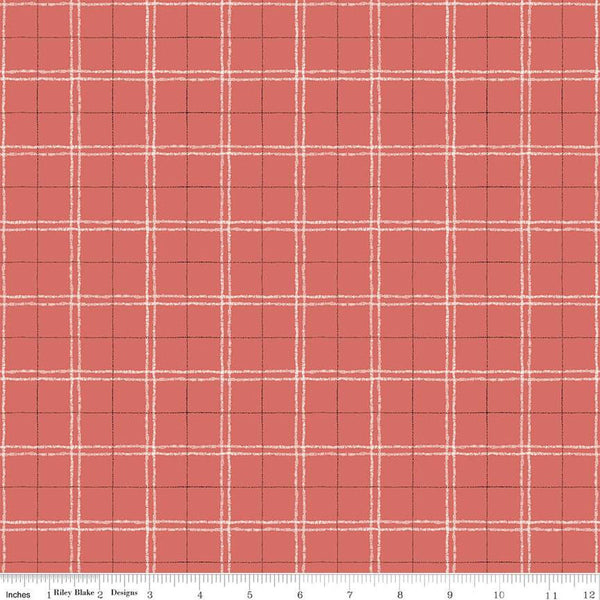 SALE Countryside Plaid C14535 Red by Riley Blake Designs - Quilting Cotton Fabric
