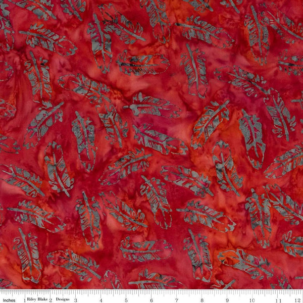 SALE Batiks Expressions BTCB1025 Majenta Multi - Riley Blake Designs - Hand-Dyed Tjaps Print - Quilting Cotton Fabric