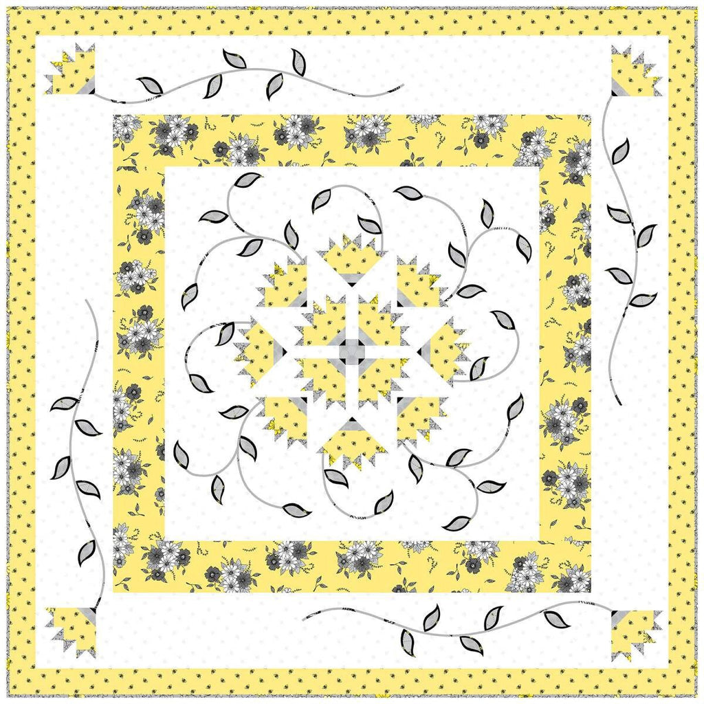 SALE Daybreak Quilt PATTERN P112 by Jillily Studio - Riley Blake Designs - INSTRUCTIONS Only - Piecing Applique