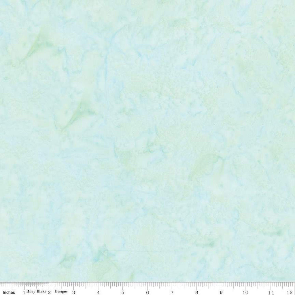 SALE Batiks Expressions Hand-Dyes BT21000-272 Twisted Teal  - Riley Blake Designs - Hand-Dyed Print - Quilting Cotton