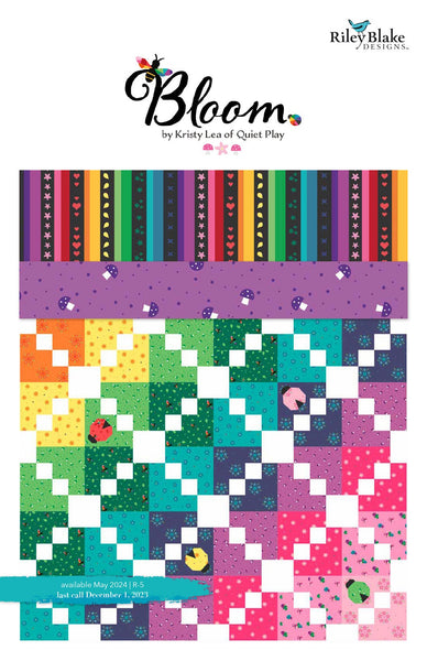 SALE Bloom Fat Quarter Bundle 24 pieces - Riley Blake Designs - Pre cut Precut - Quilting Cotton Fabric